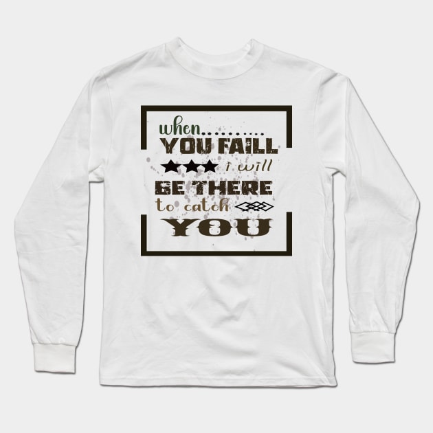 When you fail graphic t shirts 2023 Long Sleeve T-Shirt by RASCREATION 